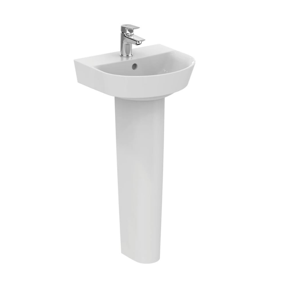 Cutout image of Ideal Standard Connect Air Arc 400mm Pedestal Cloakroom Basin